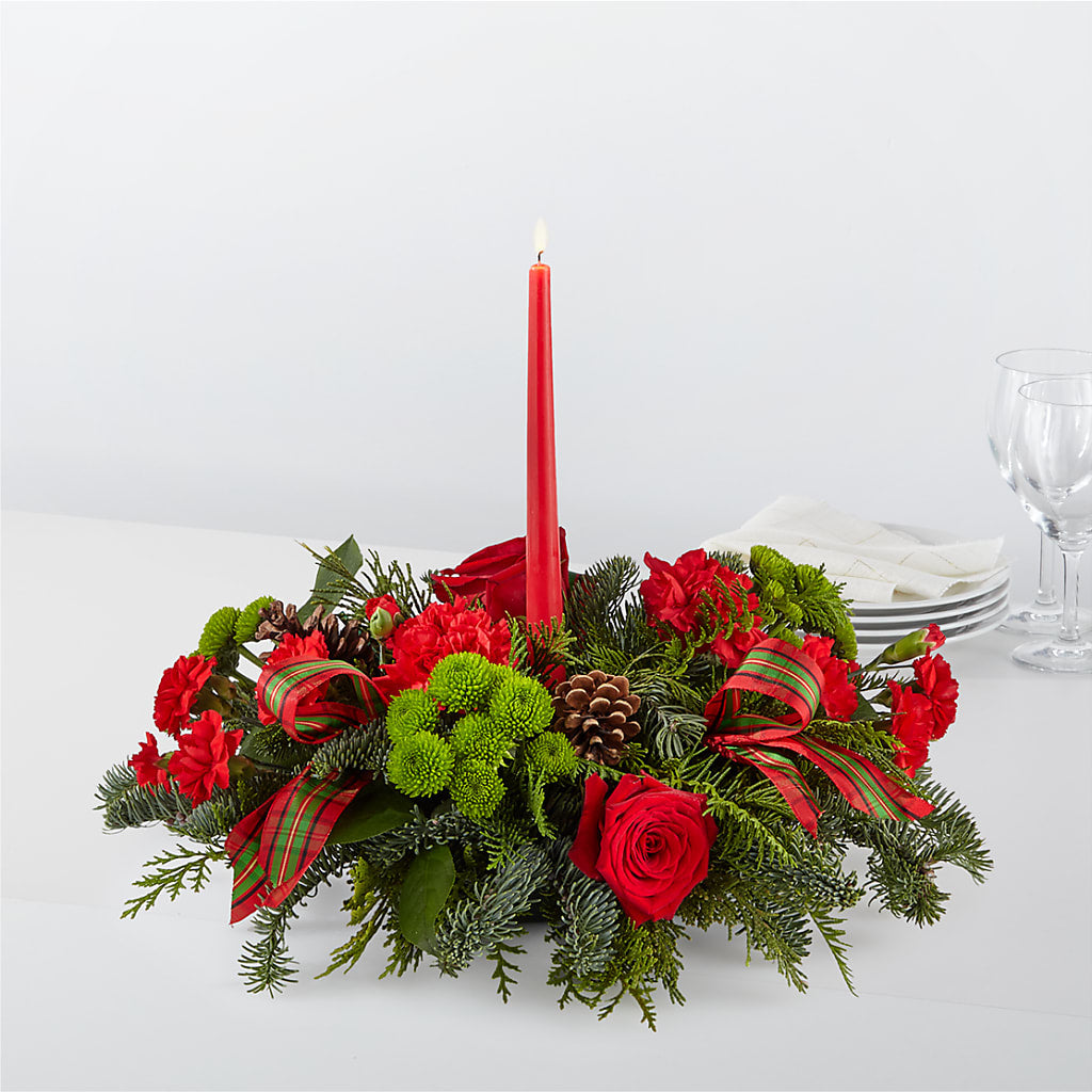 By the Candlelight Centerpiece – My Sisters Garden, Higginsville MO