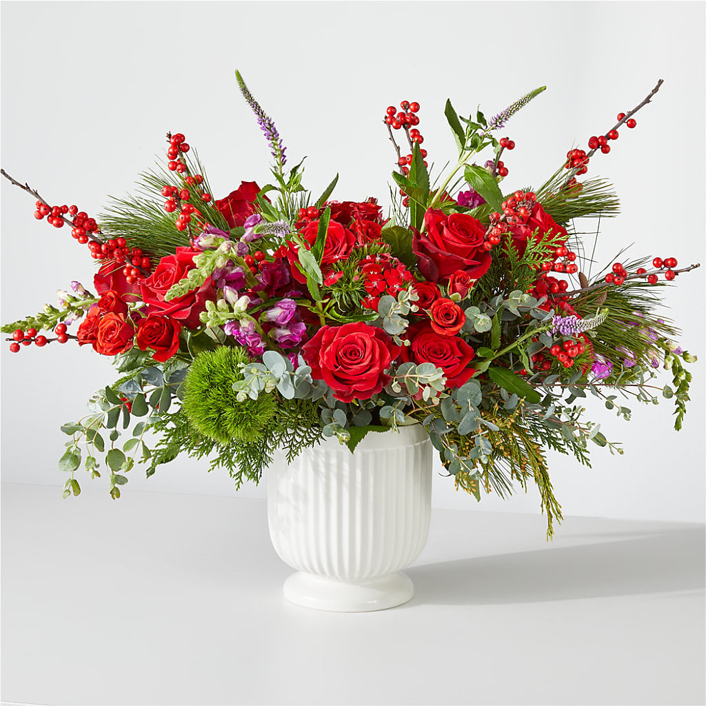 Big Red Bow Bouquet – My Sisters Garden, Higginsville MO