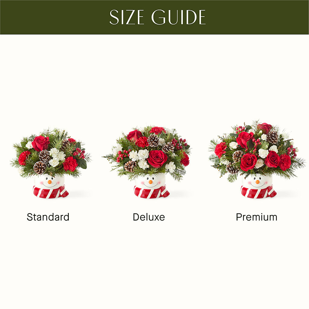 Jolly Snowman Bouquet – My Sisters Garden, Higginsville MO