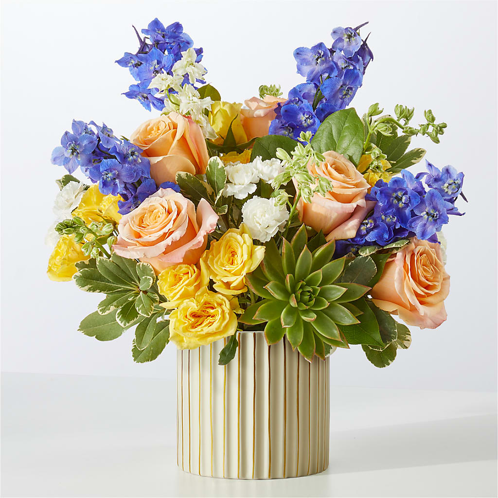 Cobalt Reverie Bouquet – My Sisters Garden, Higginsville MO