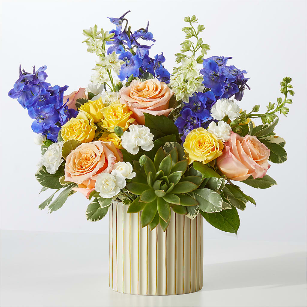 Cobalt Reverie Bouquet – My Sisters Garden, Higginsville MO