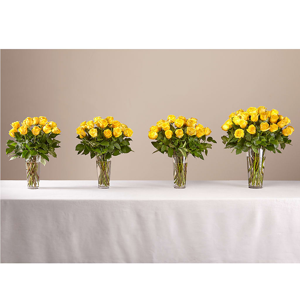 Long Stem Yellow Rose Bouquet – My Sisters Garden, Higginsville MO