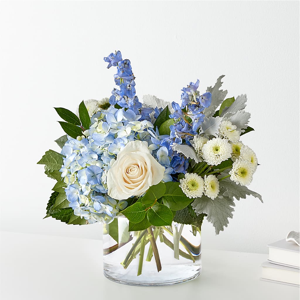 Clear Skies Bouquet – My Sisters Garden, Higginsville MO