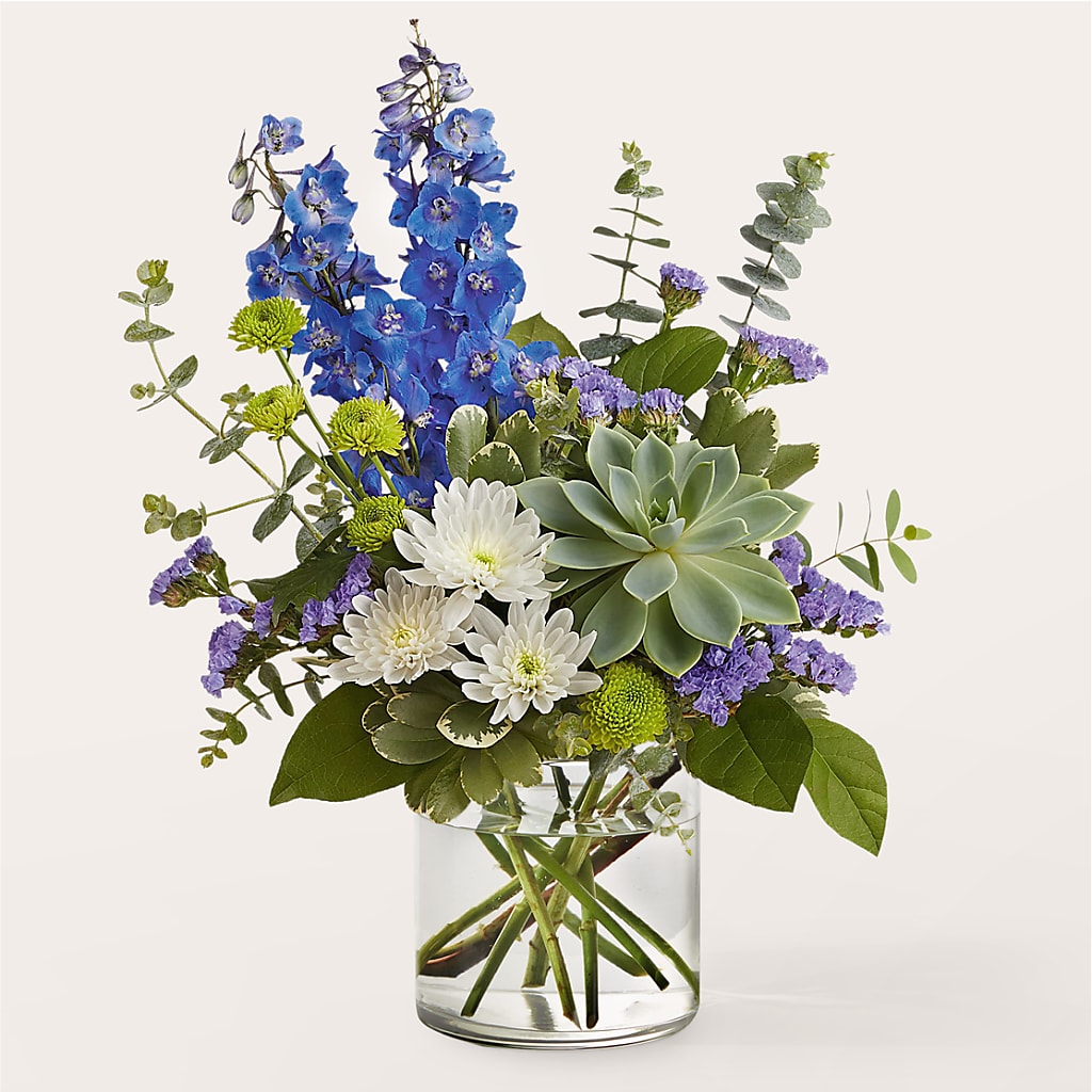 Cerulean Waves Bouquet – My Sisters Garden, Higginsville MO