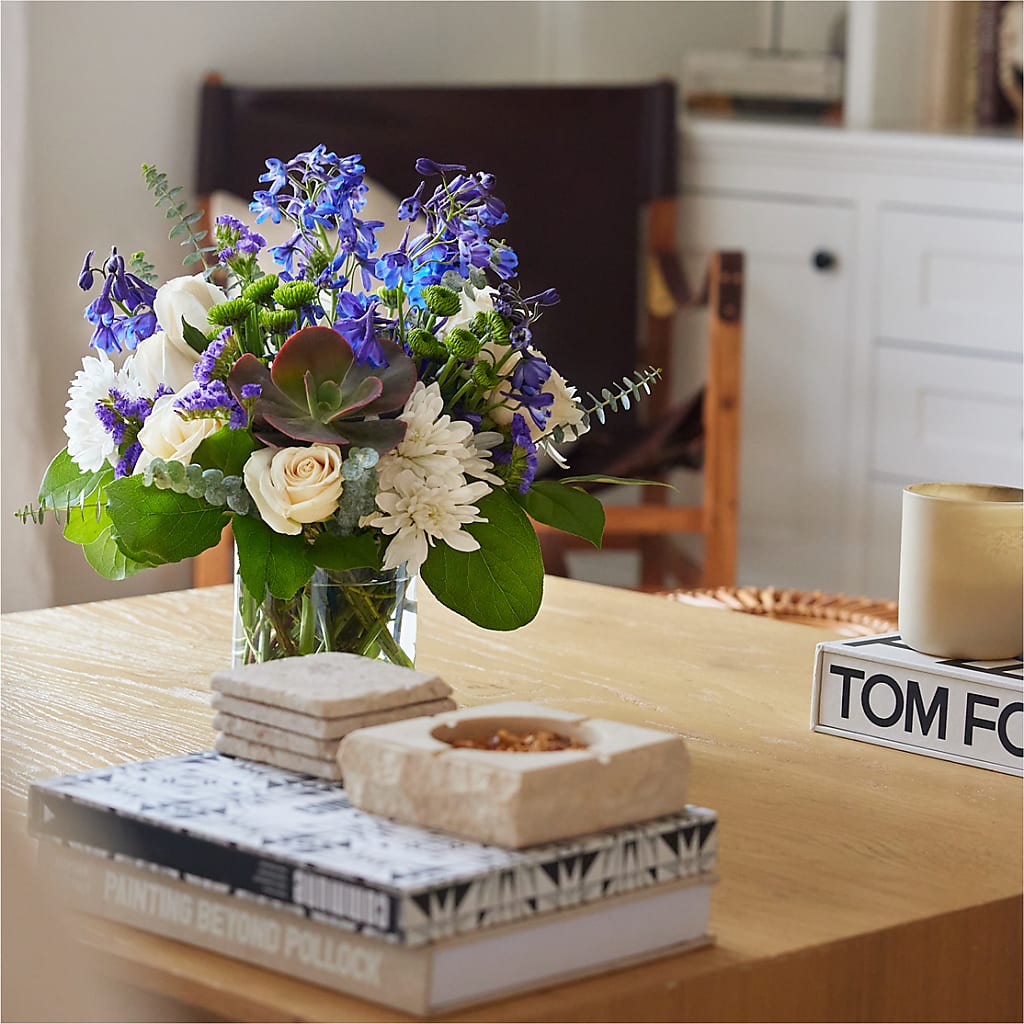 Cerulean Waves Bouquet – My Sisters Garden, Higginsville MO