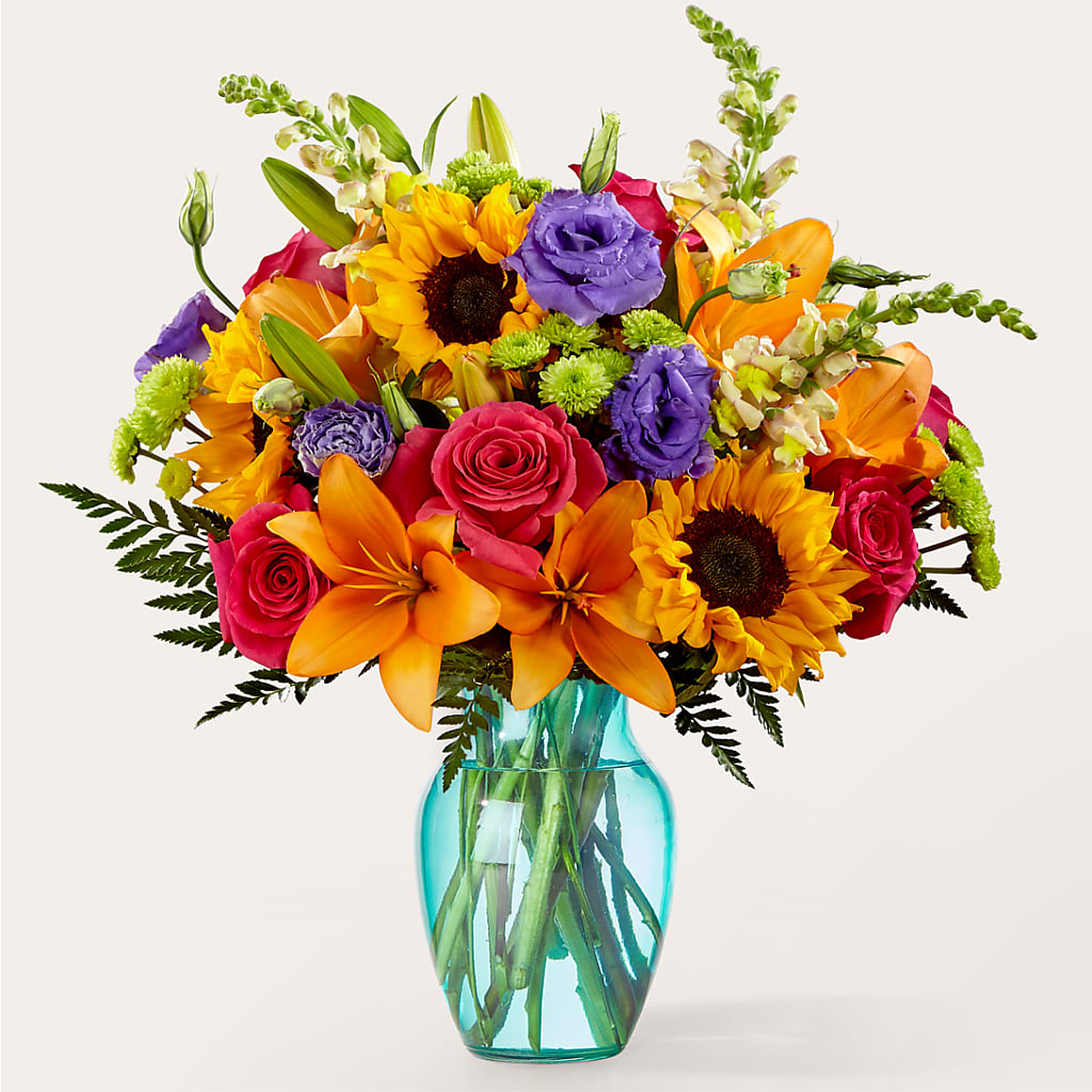 Double Rainbow Bouquet – My Sisters Garden, Higginsville MO