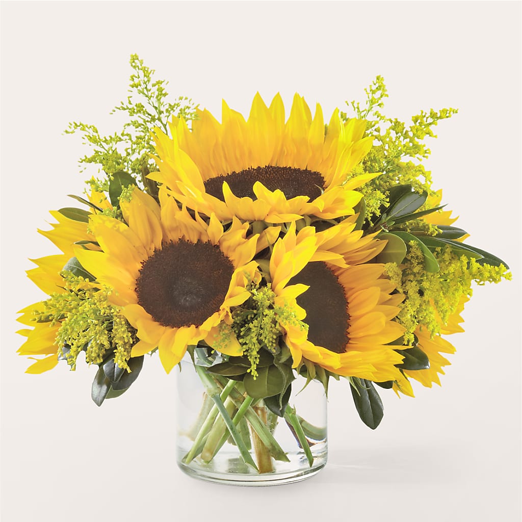 Beaming Sunflower Bouquet – My Sisters Garden, Higginsville MO