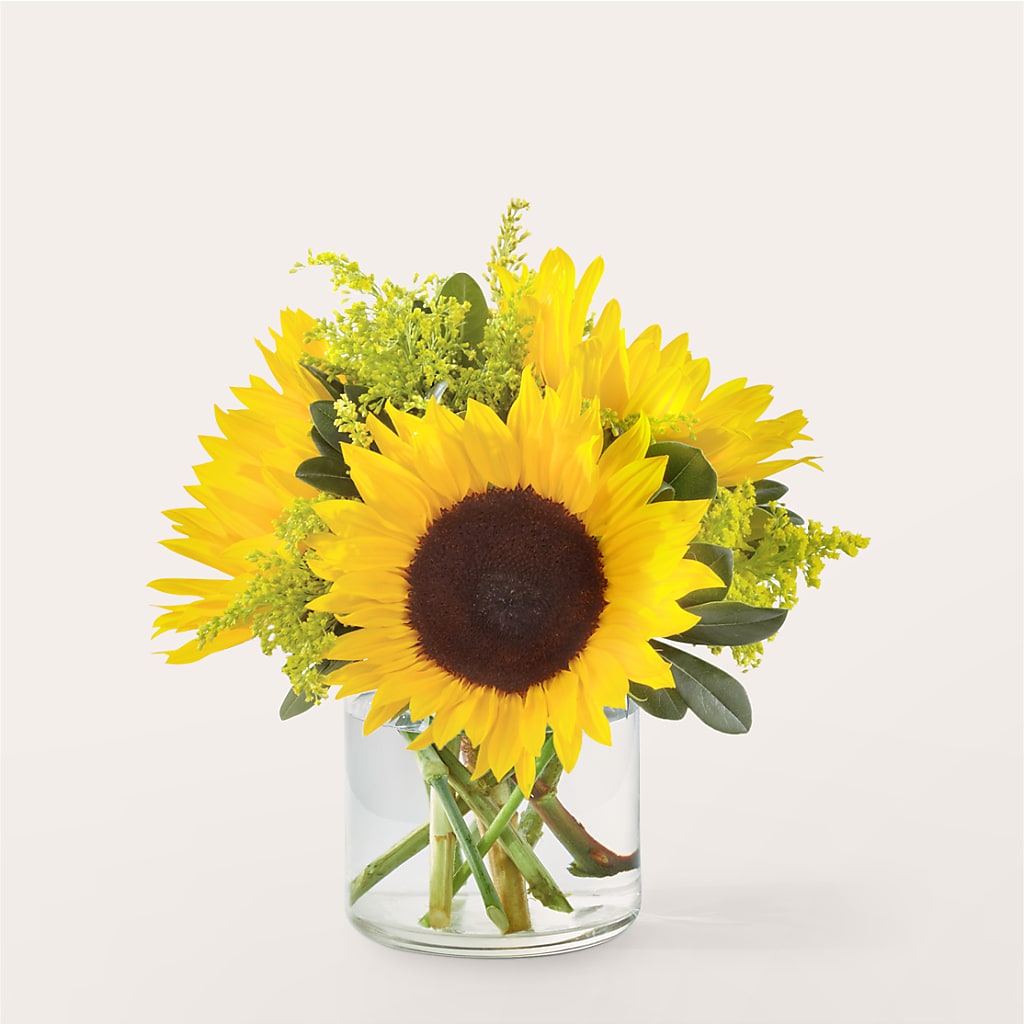Beaming Sunflower Bouquet – My Sisters Garden, Higginsville MO