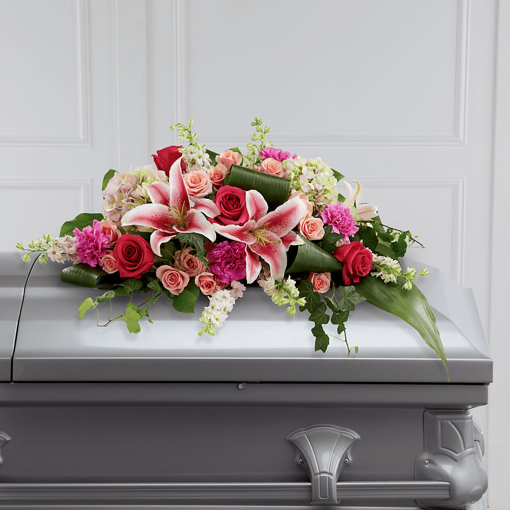 Splendid Grace Casket Spray – My Sisters Garden, Higginsville MO