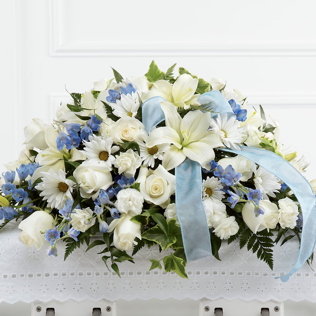 Tender Treasure Casket Spray – My Sisters Garden, Higginsville MO