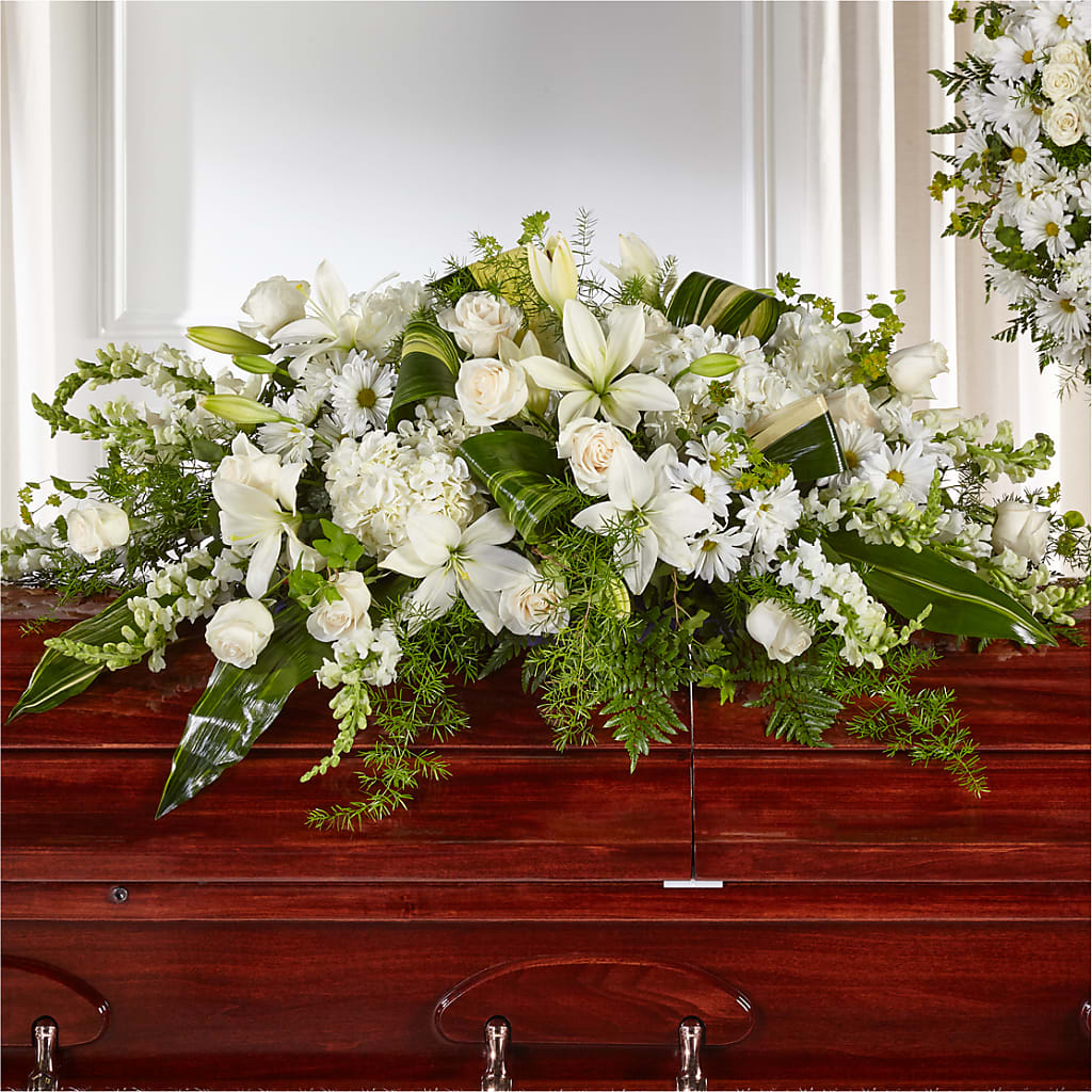 Abundance Casket Spray – My Sisters Garden, Higginsville MO