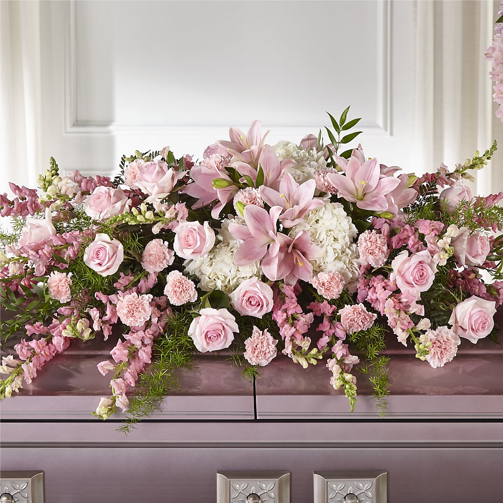Life & Remembrance Casket Spray – My Sisters Garden, Higginsville MO