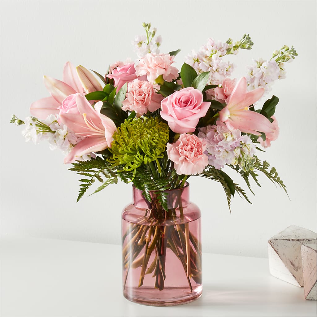 Pretty in Pink Bouquet – My Sisters Garden, Higginsville MO