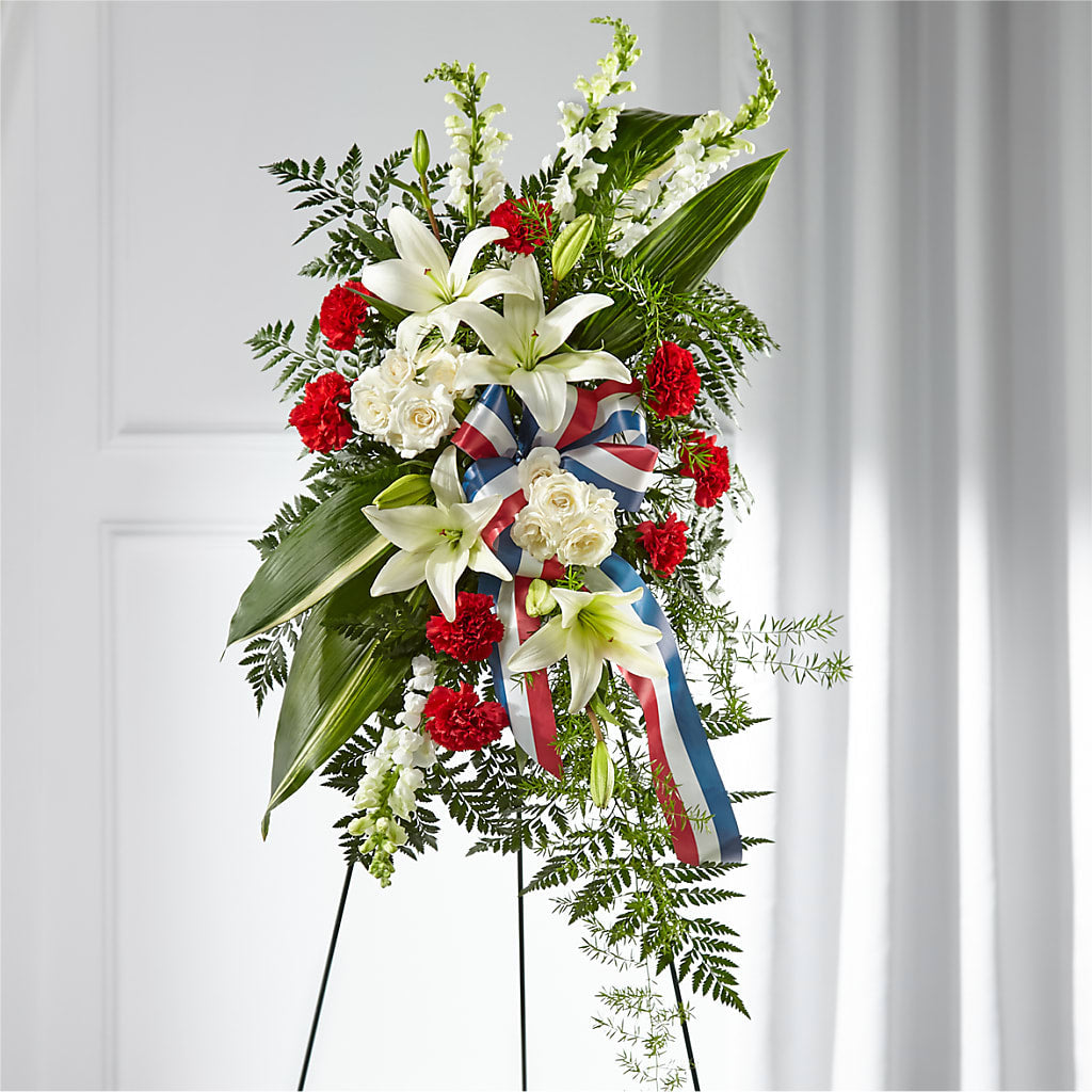 Stars of Life Standing Spray – My Sisters Garden, Higginsville MO
