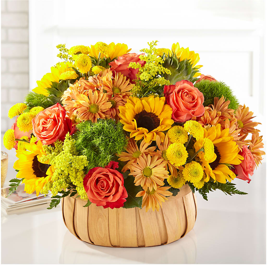 Harvest Sunflower Basket – My Sisters Garden, Higginsville MO