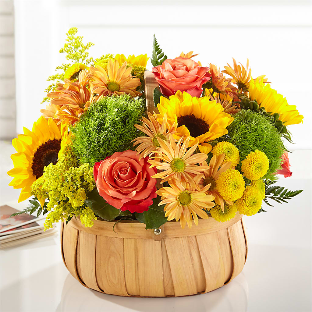 Harvest Sunflower Basket – My Sisters Garden, Higginsville MO