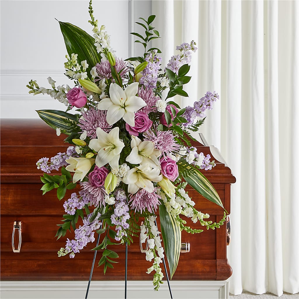 Grateful Hearts Standing Spray – My Sisters Garden, Higginsville MO