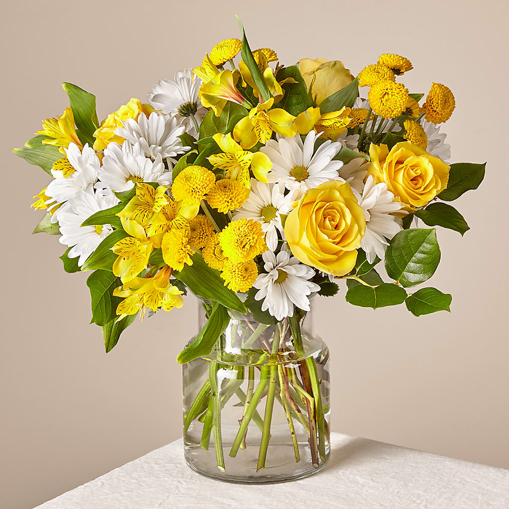 Sunny Sentiments Bouquet – My Sisters Garden, Higginsville MO