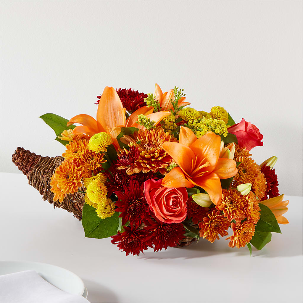 Bouquet of Blessings Cornucopia – My Sisters Garden, Higginsville MO
