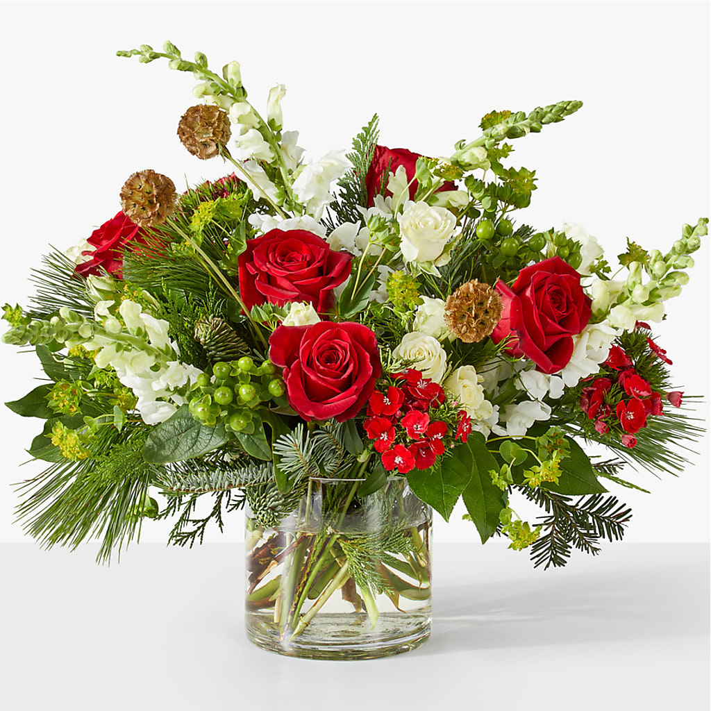 Deck the Halls Bouquet – My Sisters Garden, Higginsville MO