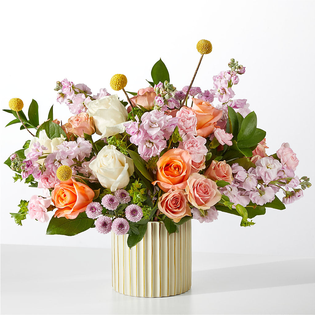 French Market Bouquet with Ivory Vase – My Sisters Garden, Higginsville MO