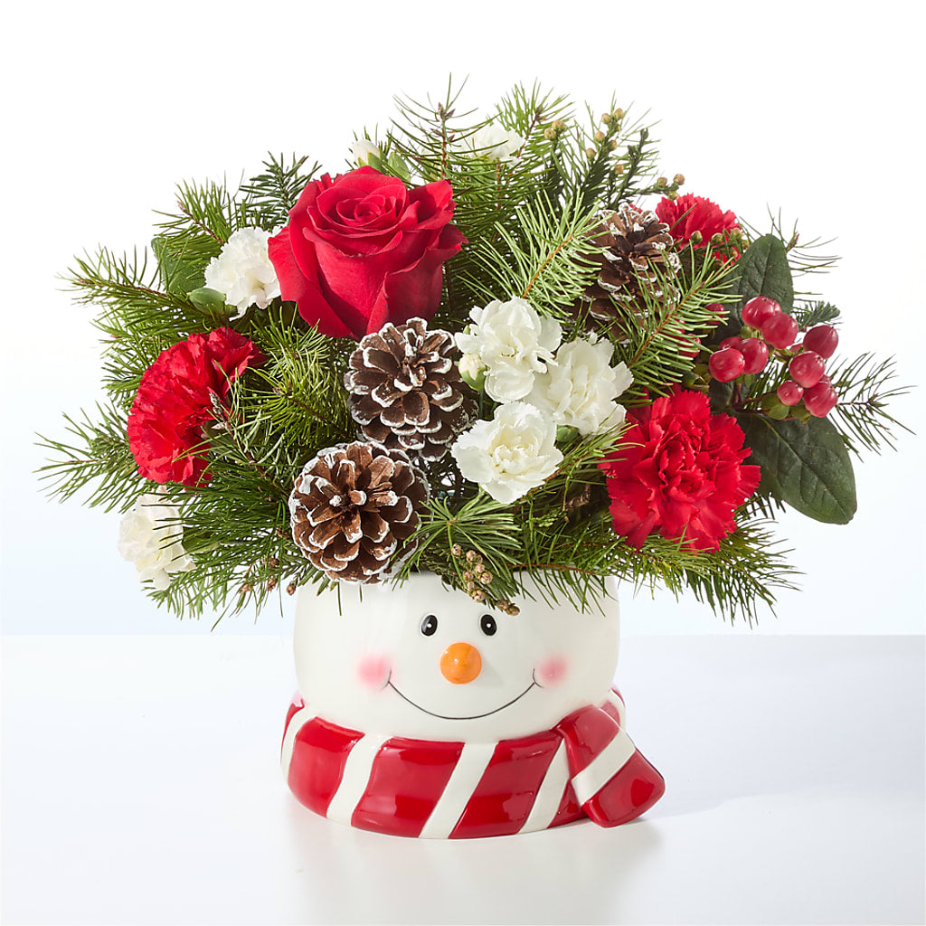 Jolly Snowman Bouquet –  My Sisters Garden, Higginsville MO