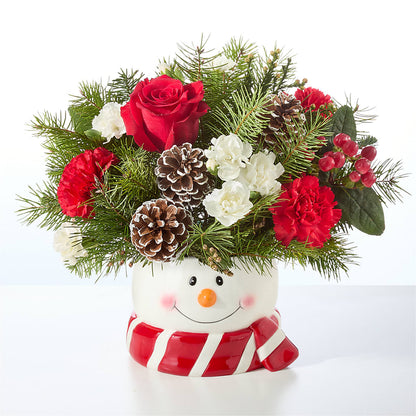 Jolly Snowman Bouquet –  My Sisters Garden, Higginsville MO