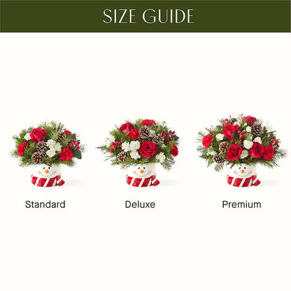 Jolly Snowman Bouquet –  My Sisters Garden, Higginsville MO