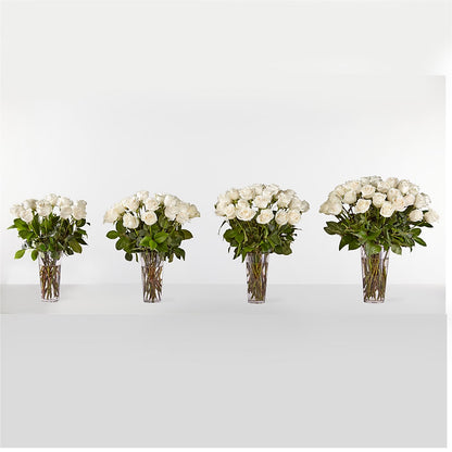 Long Stem White Rose Bouquet –  My Sisters Garden, Higginsville MO