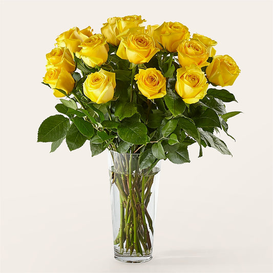 Long Stem Yellow Rose Bouquet –  My Sisters Garden, Higginsville MO