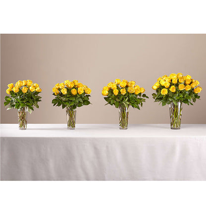 Long Stem Yellow Rose Bouquet –  My Sisters Garden, Higginsville MO