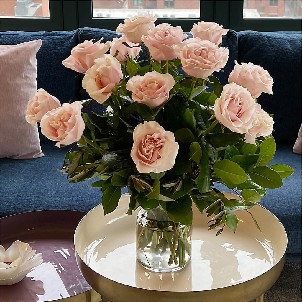 Long Stem Pink Rose Bouquet –  My Sisters Garden, Higginsville MO
