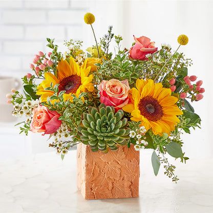 Sunflower Season Bouquet –  My Sisters Garden, Higginsville MO