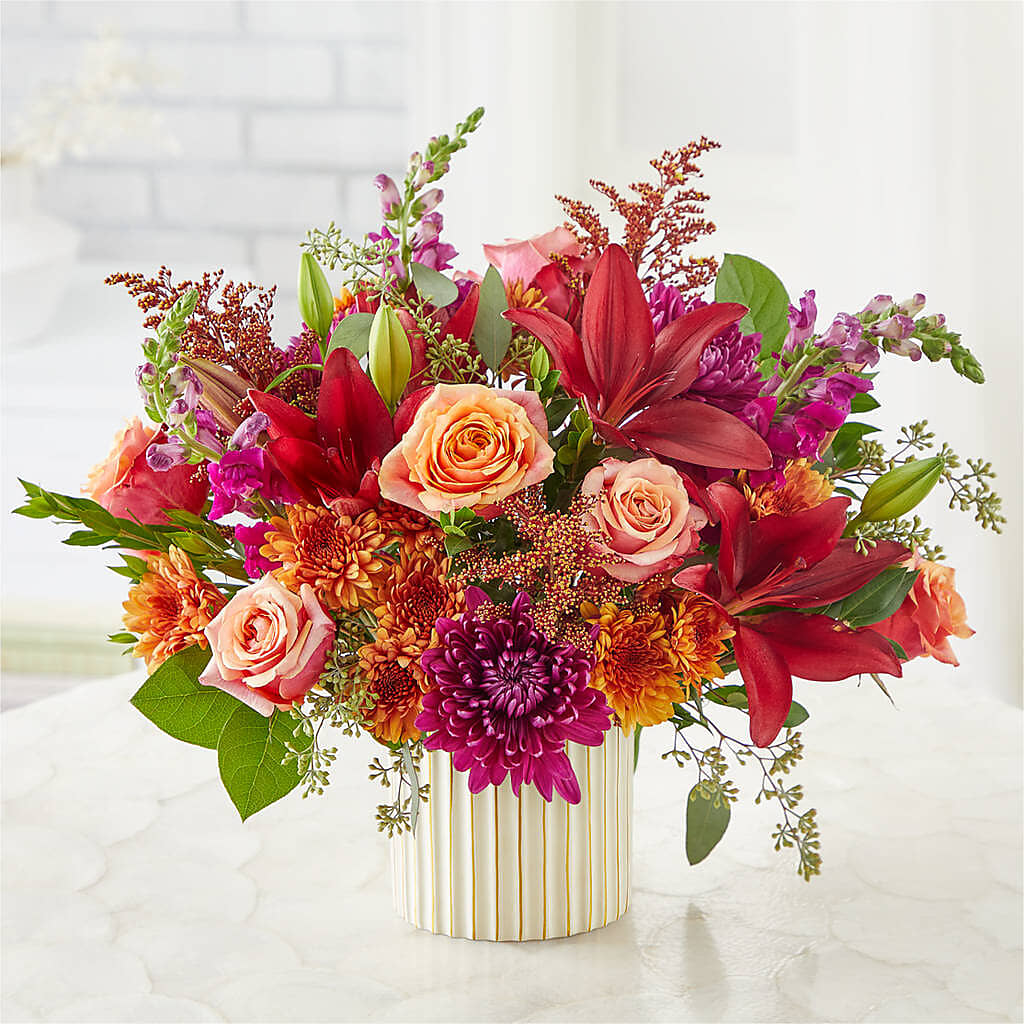 Burgundy Landscape Bouquet –  My Sisters Garden, Higginsville MO