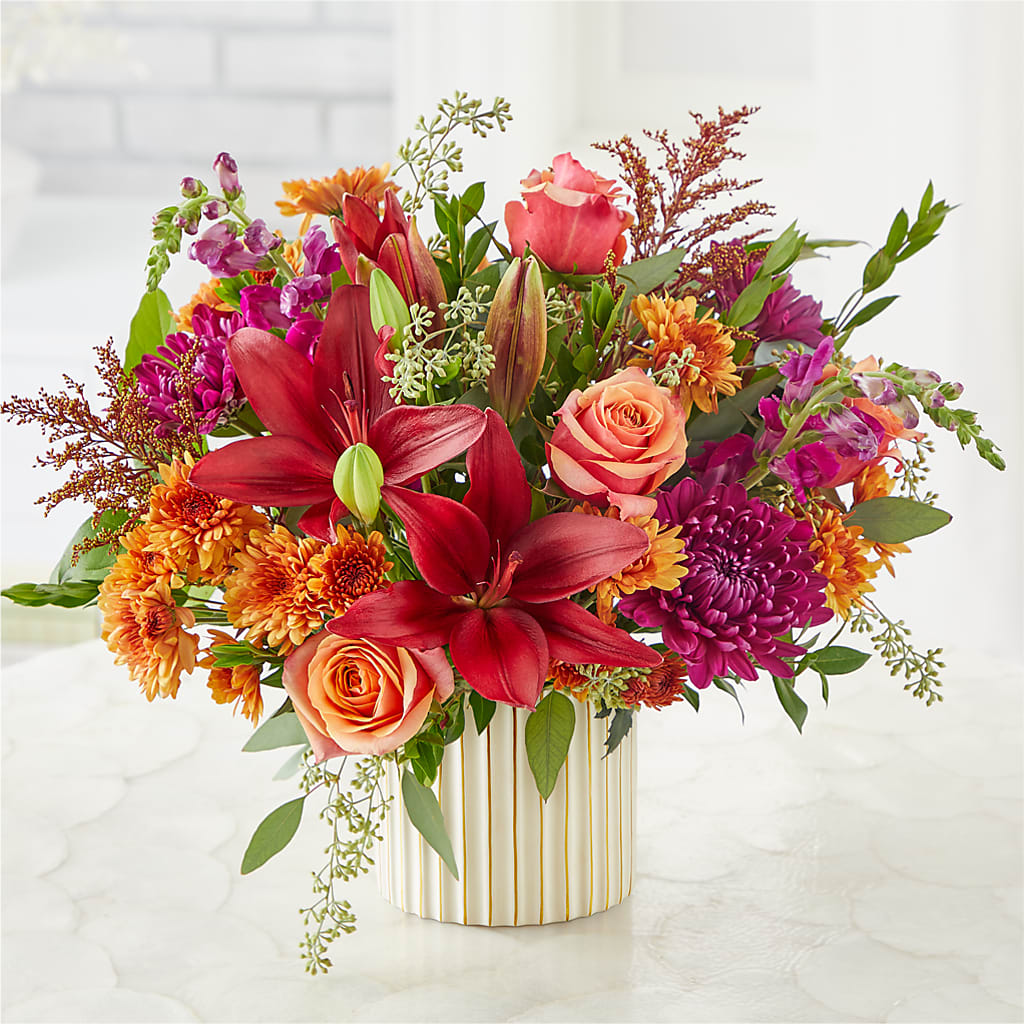 Burgundy Landscape Bouquet –  My Sisters Garden, Higginsville MO