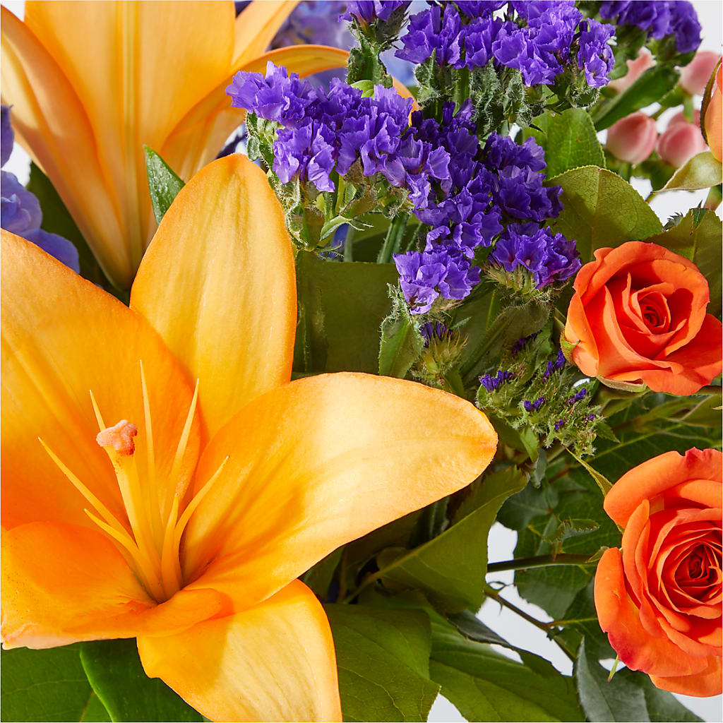 Radiant Citrus Bouquet –  My Sisters Garden, Higginsville MO