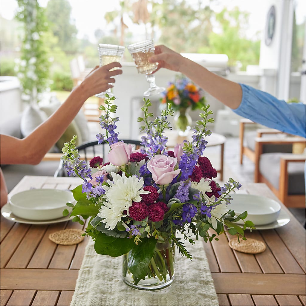 Violet Frost Bouquet –  My Sisters Garden, Higginsville MO