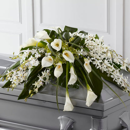 Angel Wings Casket Spray –  My Sisters Garden, Higginsville MO