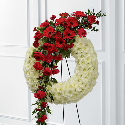 Graceful Tribute Wreath –  My Sisters Garden, Higginsville MO