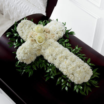 Peaceful Memories Casket Spray (Standard) –  My Sisters Garden, Higginsville MO
