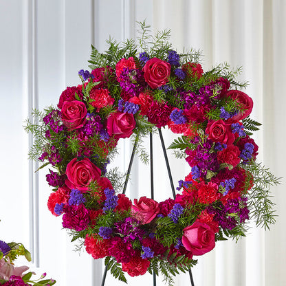 Calming Colors Wreath –  My Sisters Garden, Higginsville MO