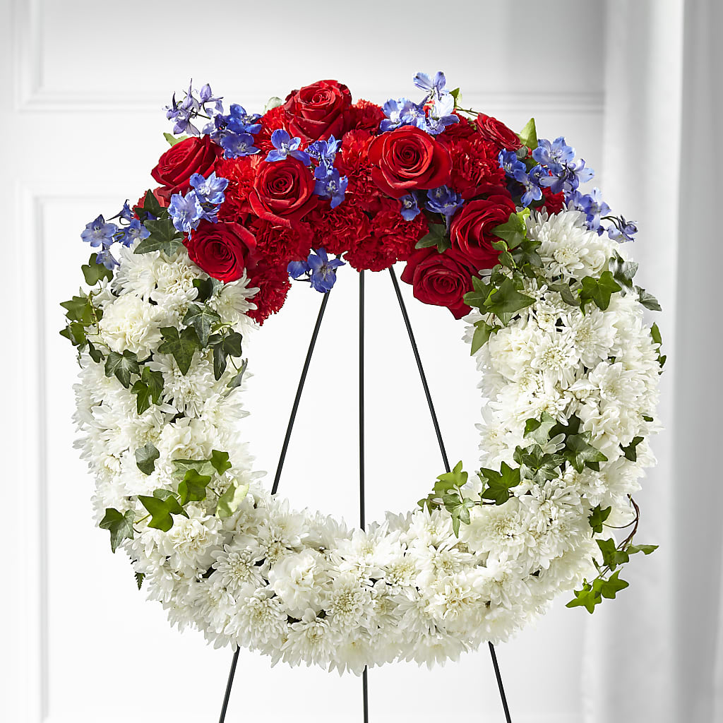 Patriotic Passion Wreath –  My Sisters Garden, Higginsville MO
