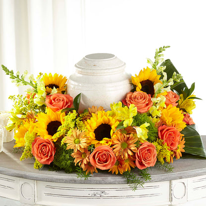 Faithful Sunflower Cremation Adornment –  My Sisters Garden, Higginsville MO