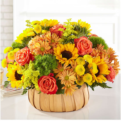 Harvest Sunflower Basket –  My Sisters Garden, Higginsville MO
