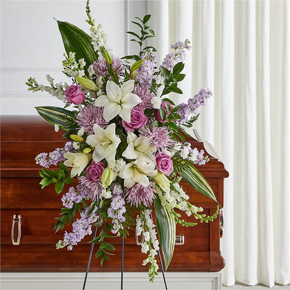 Grateful Hearts Standing Spray –  My Sisters Garden, Higginsville MO