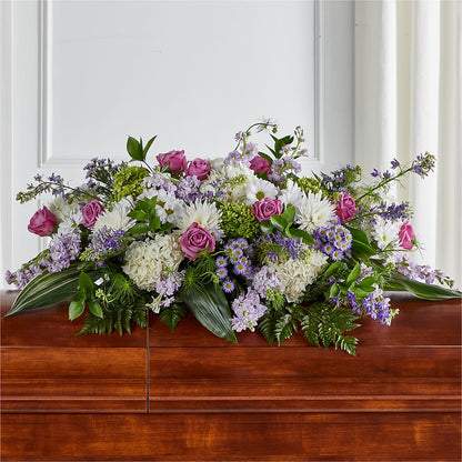 Meadows of Serenity Casket Spray –  My Sisters Garden, Higginsville MO