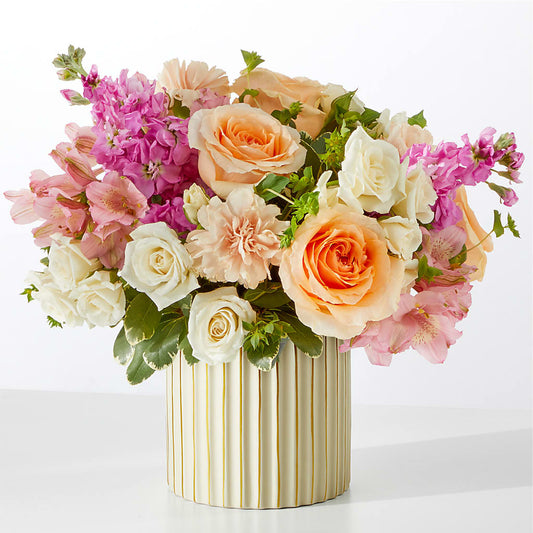 Paradise Bouquet with Ivory Vase –  My Sisters Garden, Higginsville MO