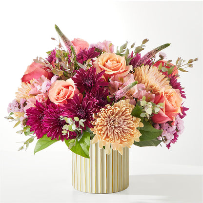 Berry Cobbler Bouquet with Ivory Vase –  My Sisters Garden, Higginsville MO