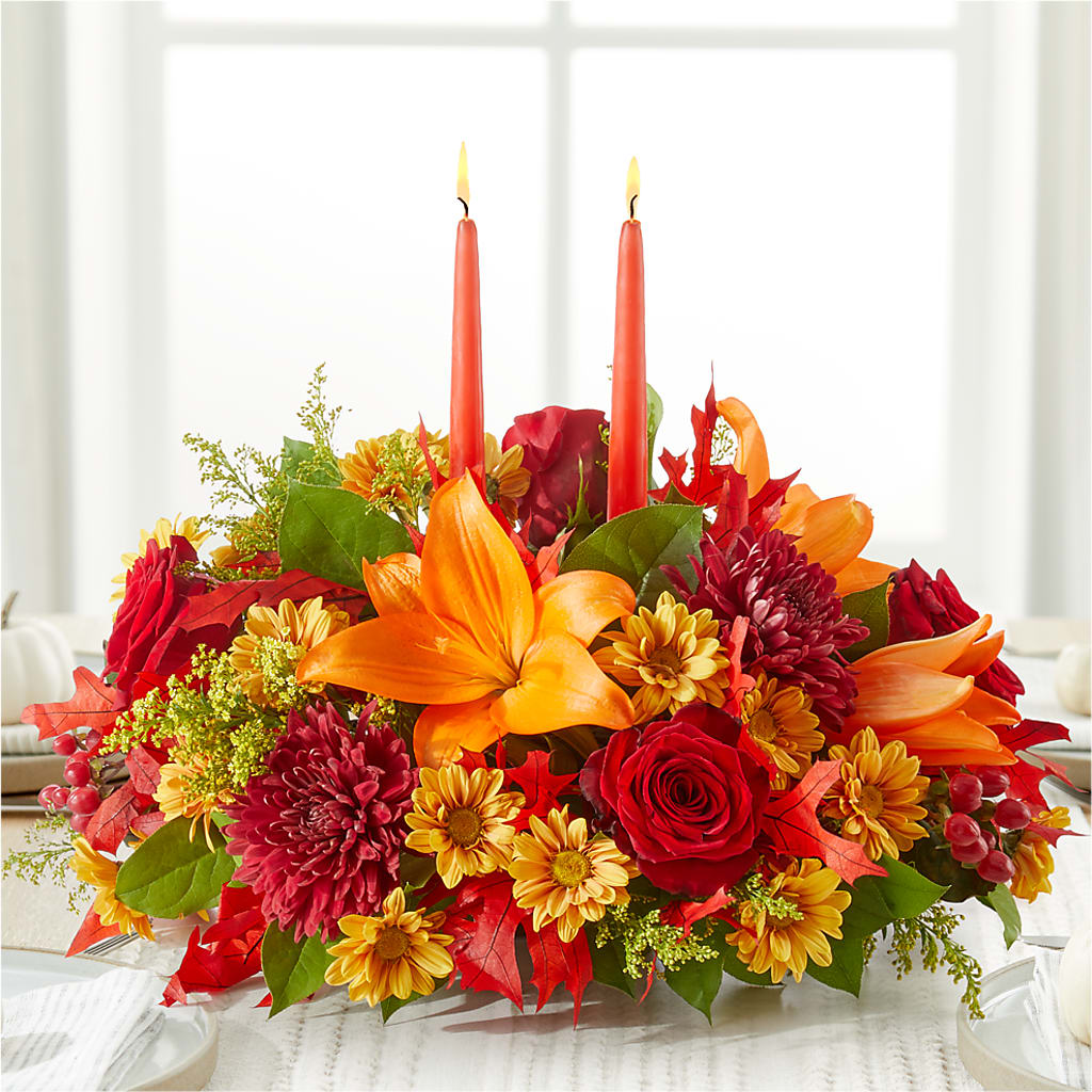 Autumn's Embrace Centerpiece –  My Sisters Garden, Higginsville MO