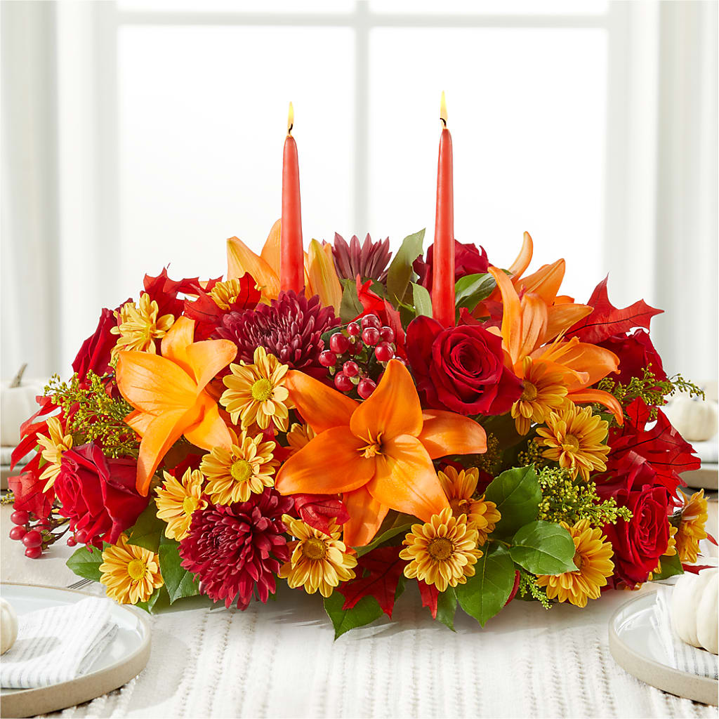 Autumn's Embrace Centerpiece –  My Sisters Garden, Higginsville MO